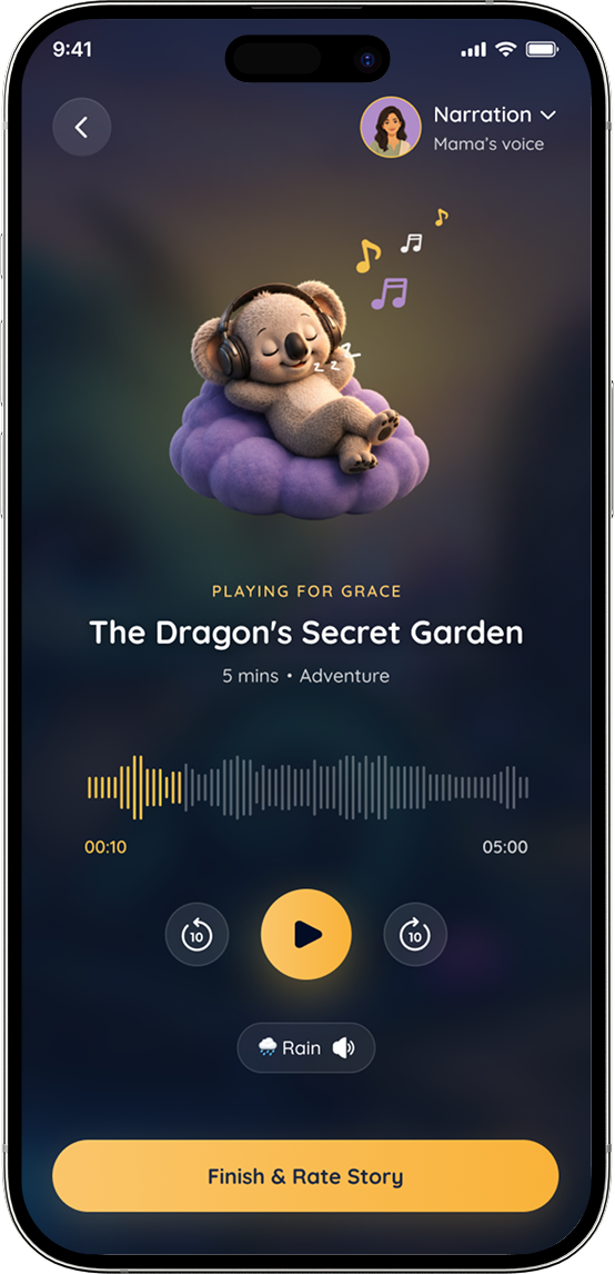 kosleep app screen